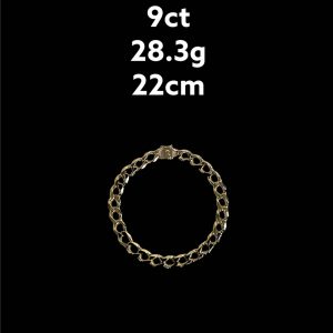 Buy from Ezigold | Gold Bracelet 9ct 28.3g 22cm