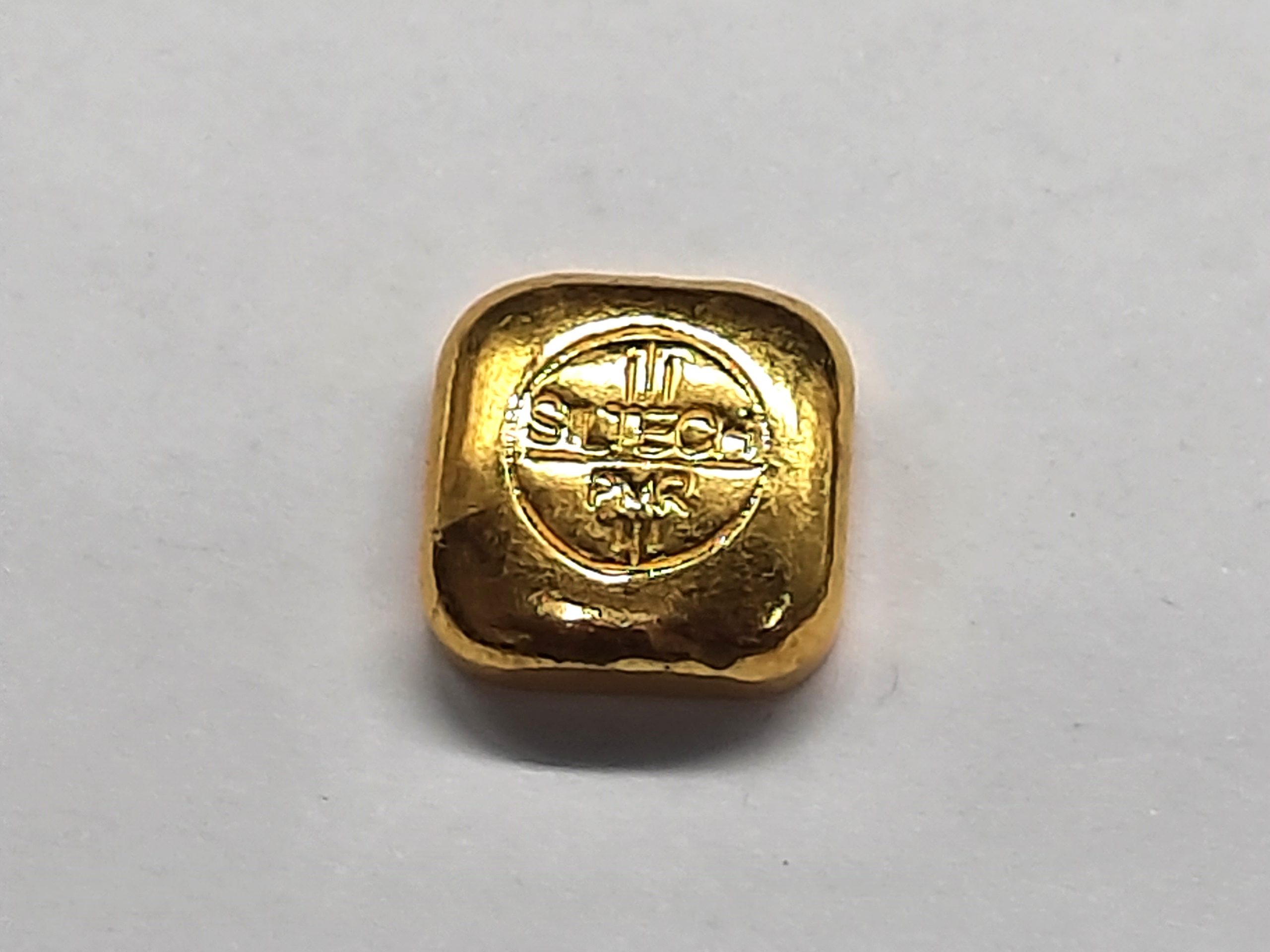 SILTECH PMR 1oz 9999 GOLD BULLION CAST BAR