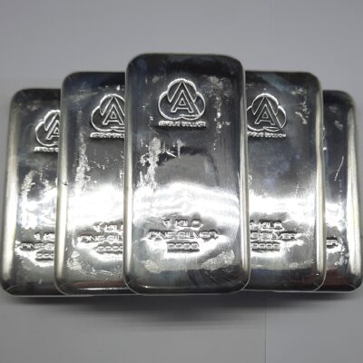1 Kilo 9999 Silver Ainslie Bullion Cast Bar (1kg)