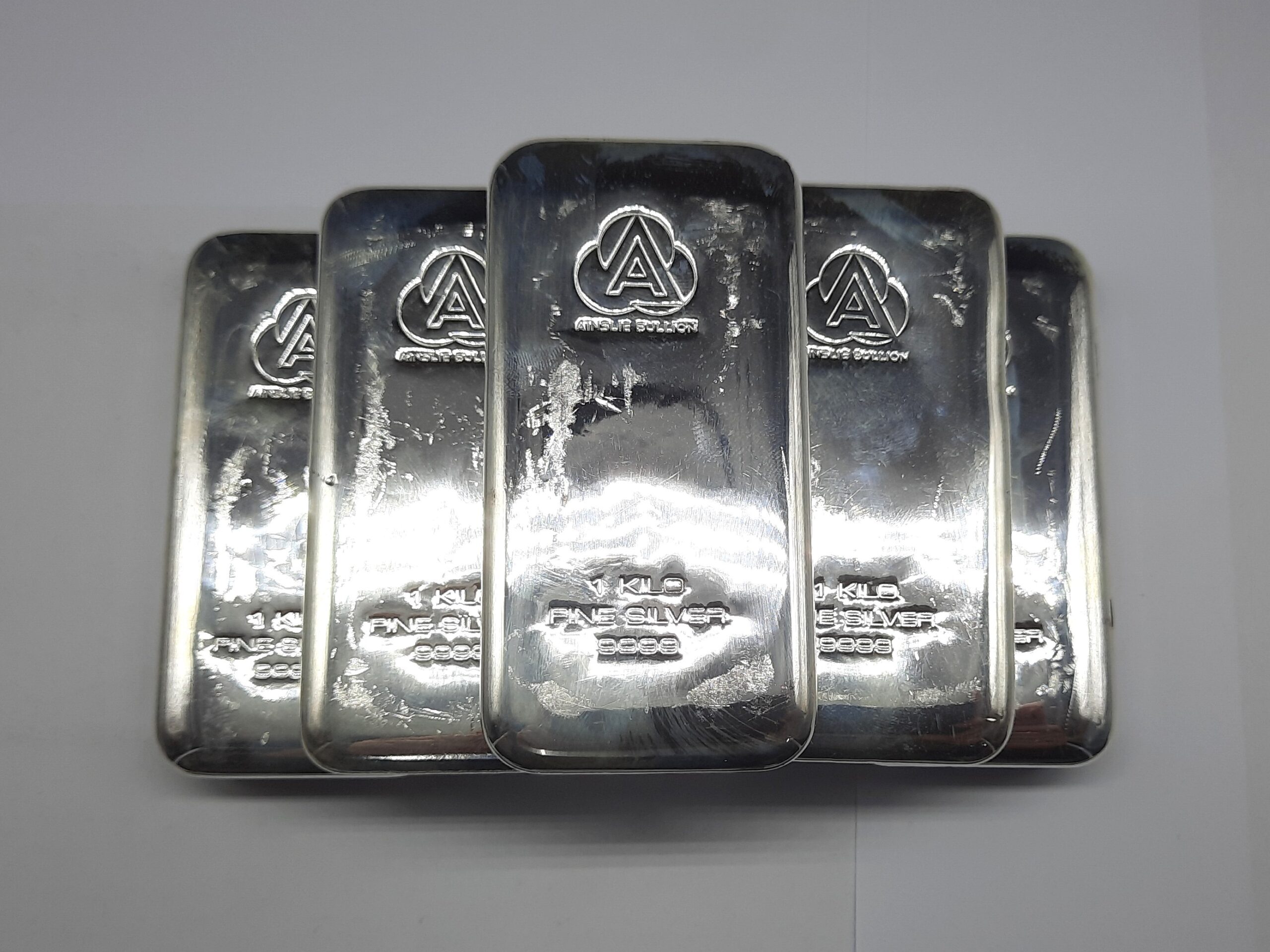 1 Kilo 9999 Silver Ainslie Bullion Cast Bar (1kg)