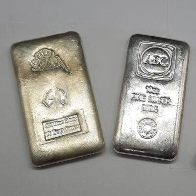 10oz 999+ Silver Bullion Cast Bar (311g)