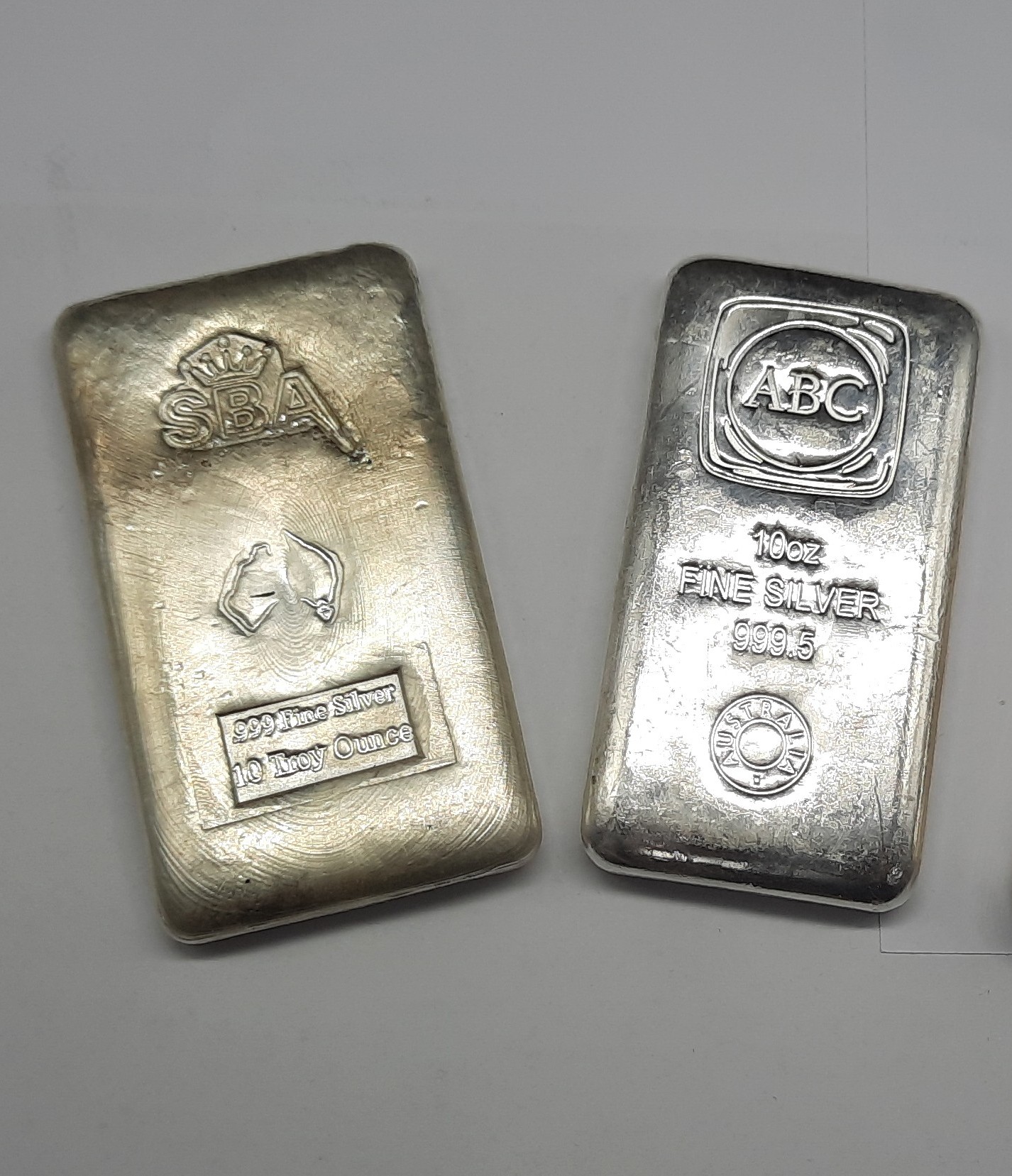 10oz 999+ Silver Bullion Cast Bar (311g)