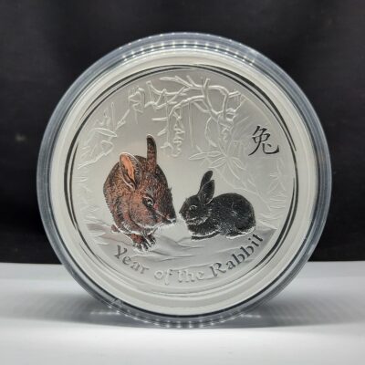 Perth Mint 1kg 999 Silver Coin (Lunar Series II) 2011 Year of the Rabbit