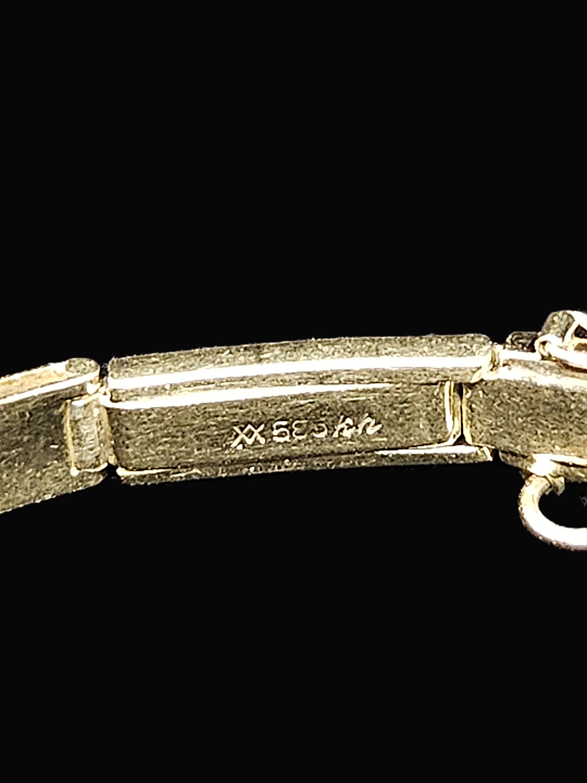 Vintage 14ct Yellow Gold Bracelet Set with a 28ct Citrine Valuation $7290.00 AUD - Image 6