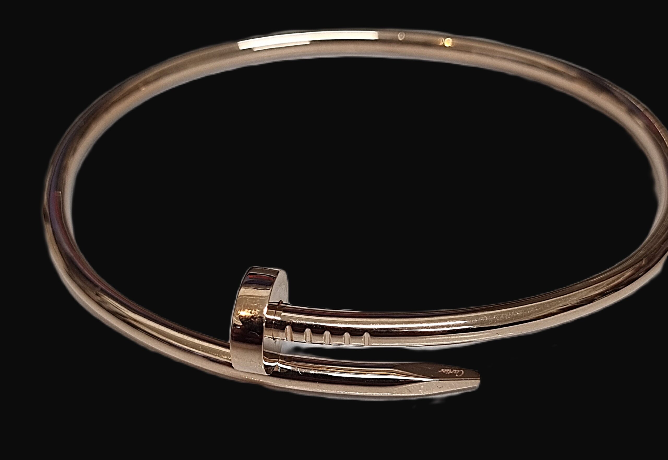 Cartier 18ct Rose Gold Juste un Clou Bracelet Wrist\ Width 73 mm