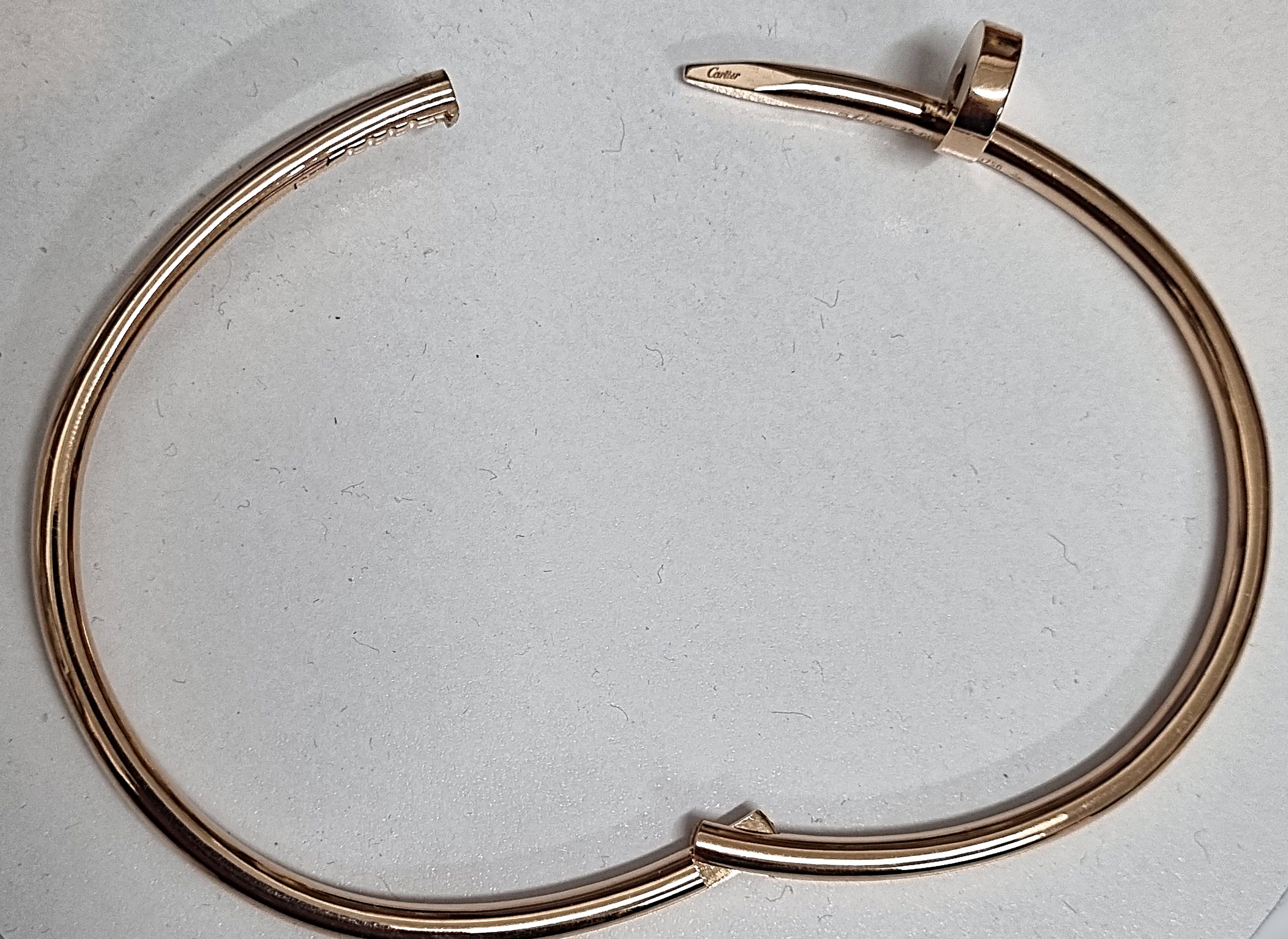 Cartier 18ct Rose Gold Juste un Clou Bracelet Wrist\ Width 73 mm - Image 7