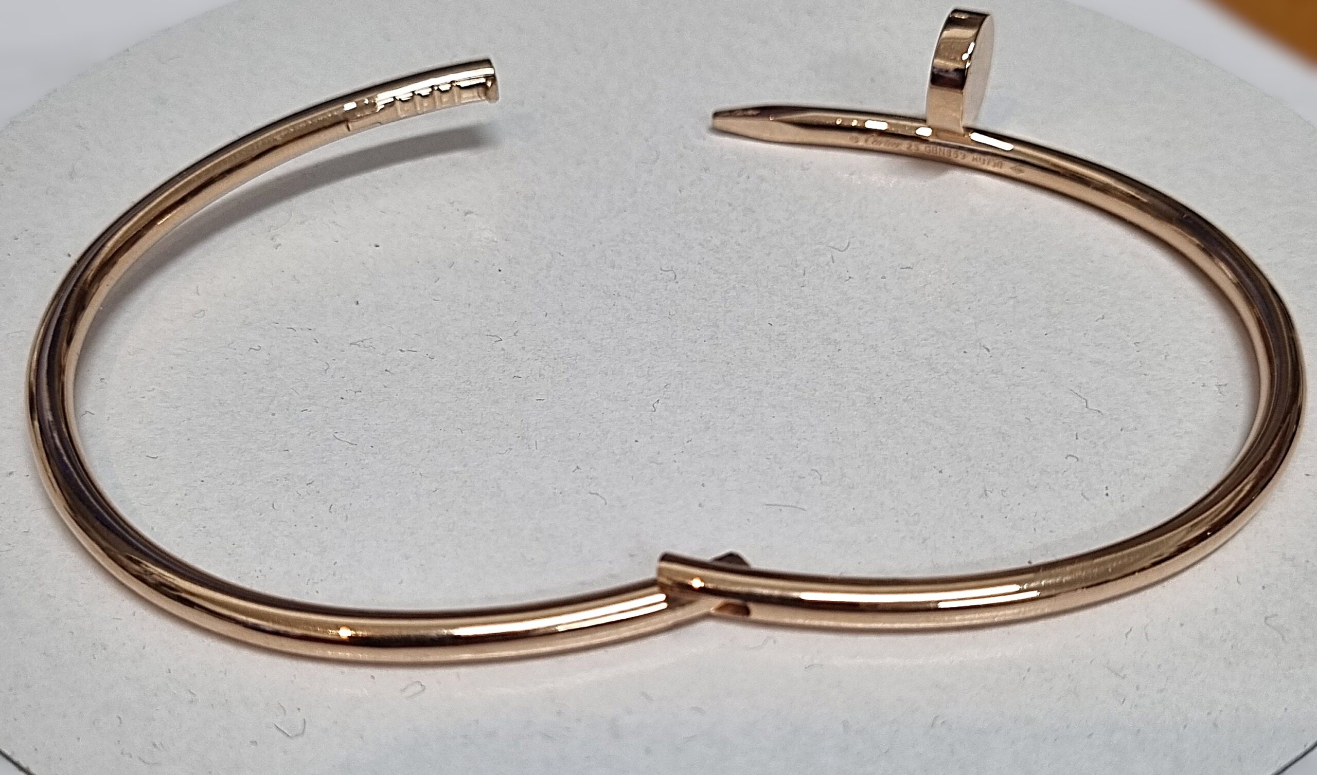 Cartier 18ct Rose Gold Juste un Clou Bracelet Wrist\ Width 73 mm - Image 8