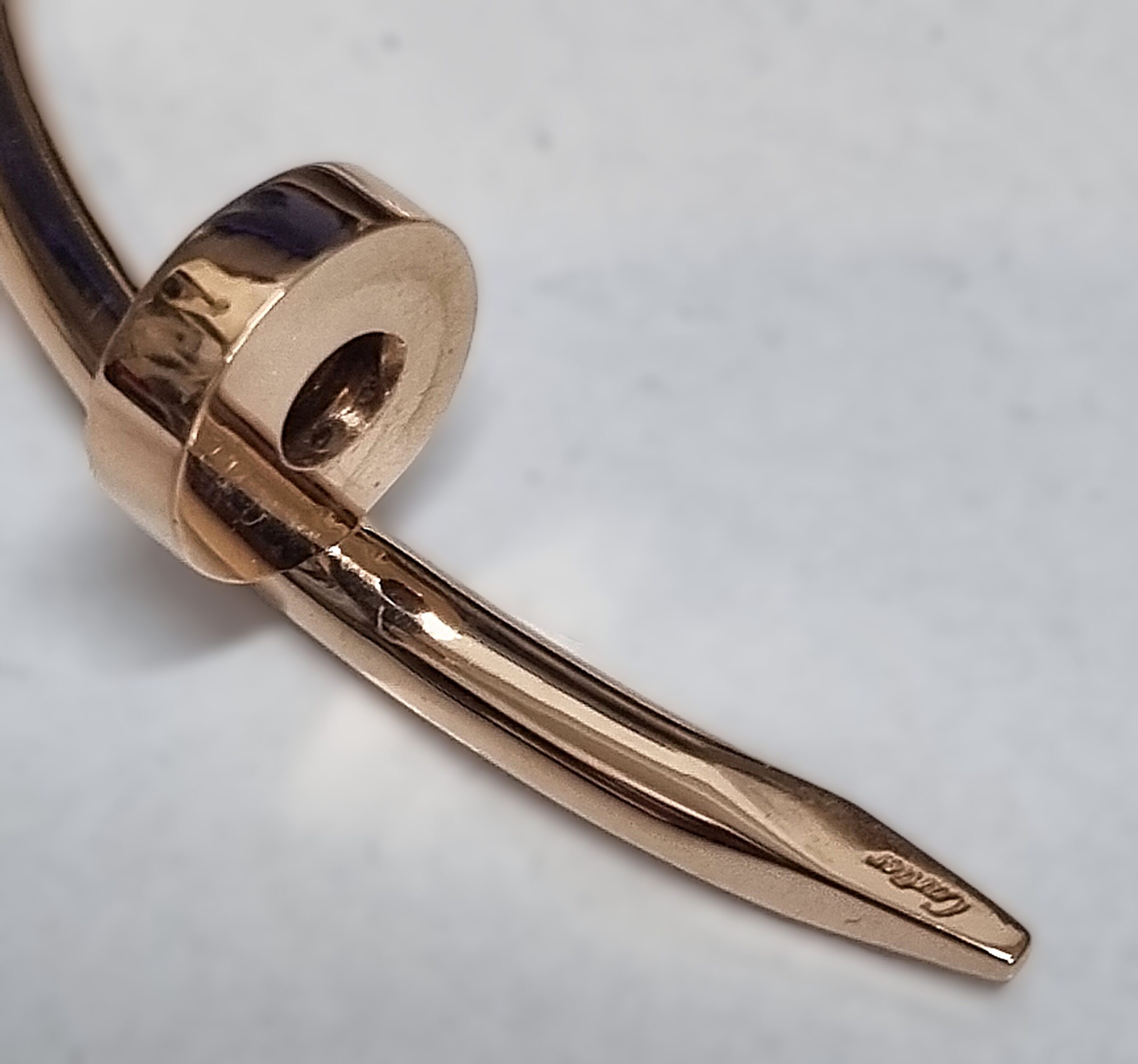 Cartier 18ct Rose Gold Juste un Clou Bracelet Wrist\ Width 73 mm - Image 9