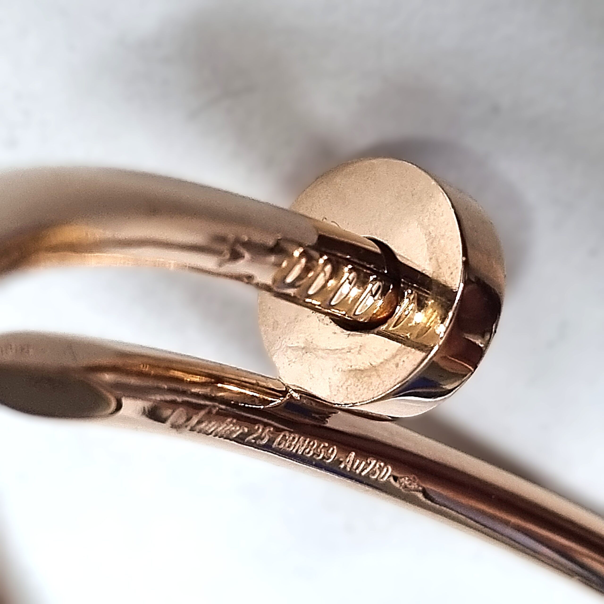 Cartier 18ct Rose Gold Juste un Clou Bracelet Wrist\ Width 73 mm - Image 12