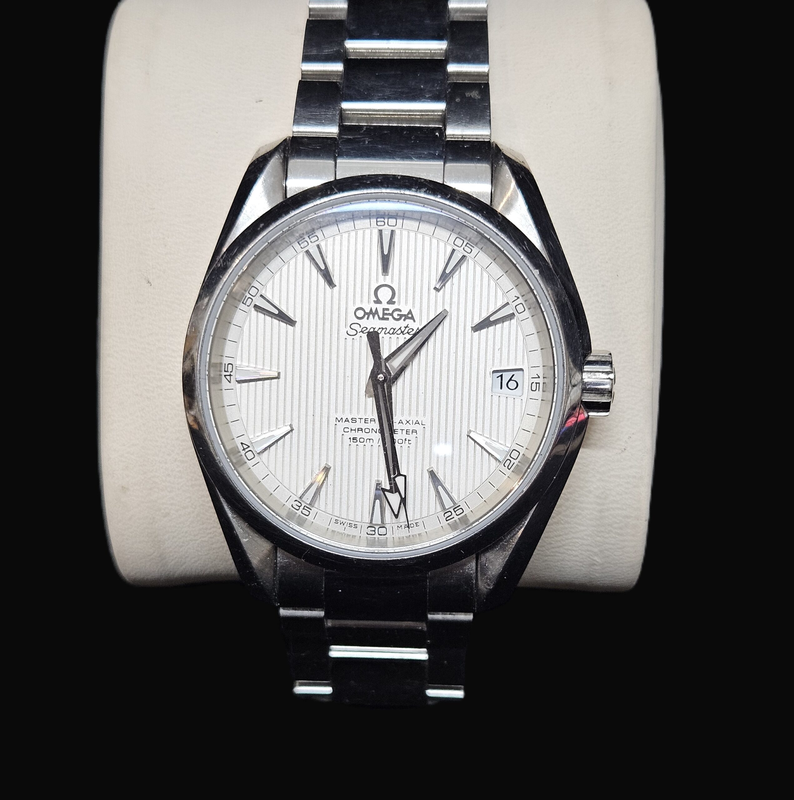 OMEGA Aqua Terra Master Co-Axial Chronometer Stainless Steel Men's Watch - Image 2