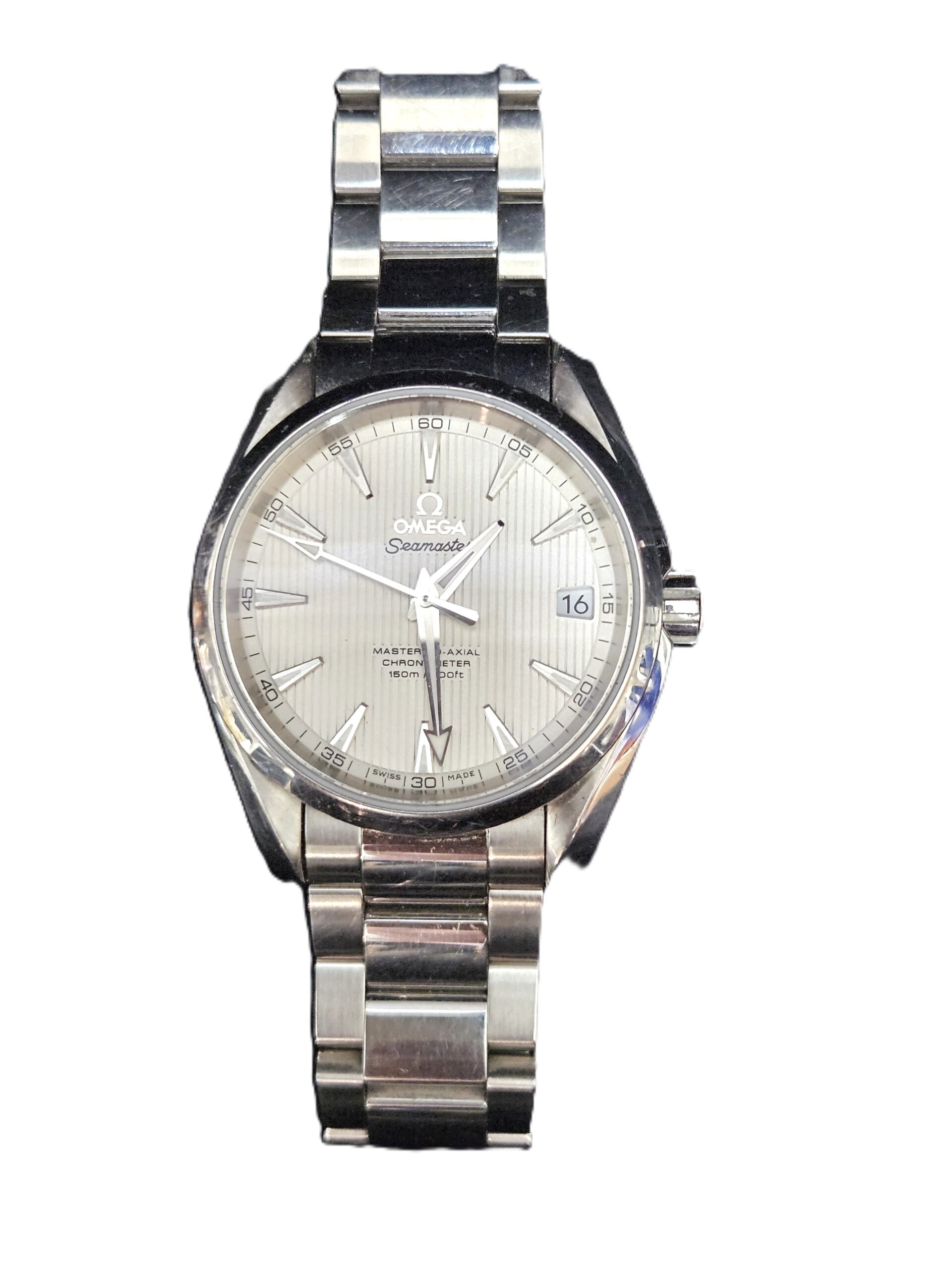 OMEGA Aqua Terra Master Co-Axial Chronometer Stainless Steel Men's Watch - Image 3