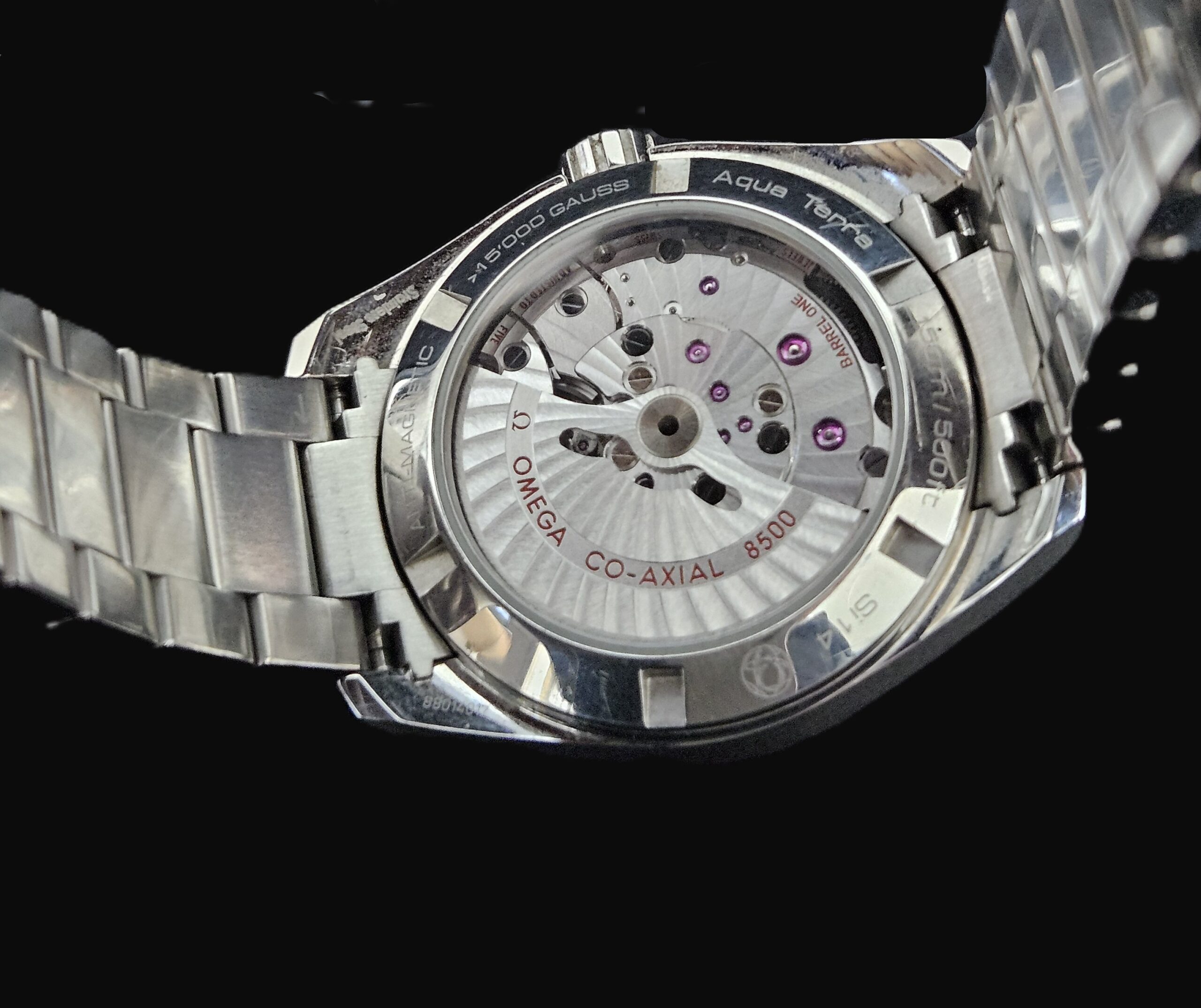 OMEGA Aqua Terra Master Co-Axial Chronometer Stainless Steel Men's Watch - Image 9