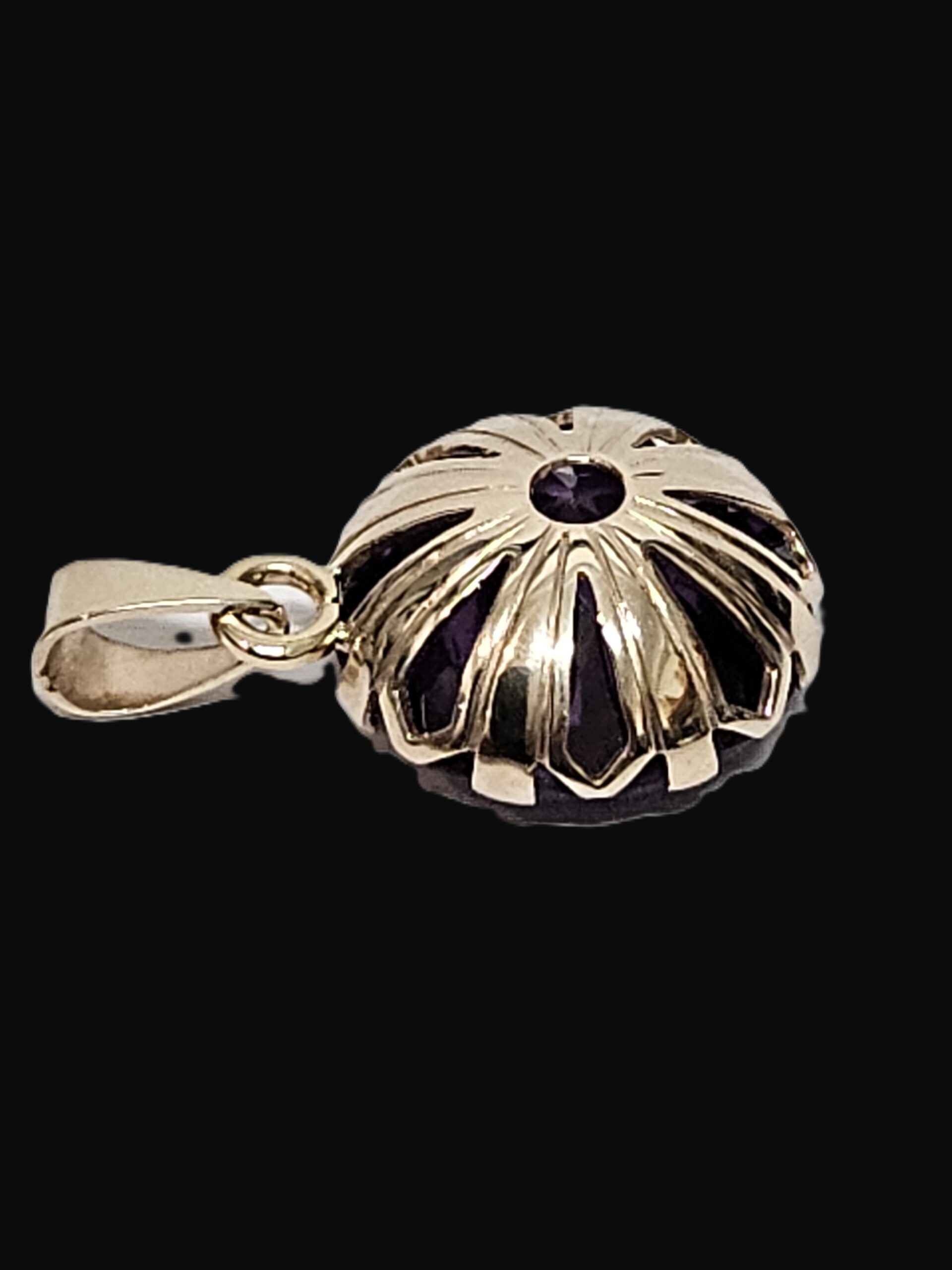 9ct Rose Gold Synthetic Colour Change Alexandrite Pendant Valuation $4600.00AUD - Image 6