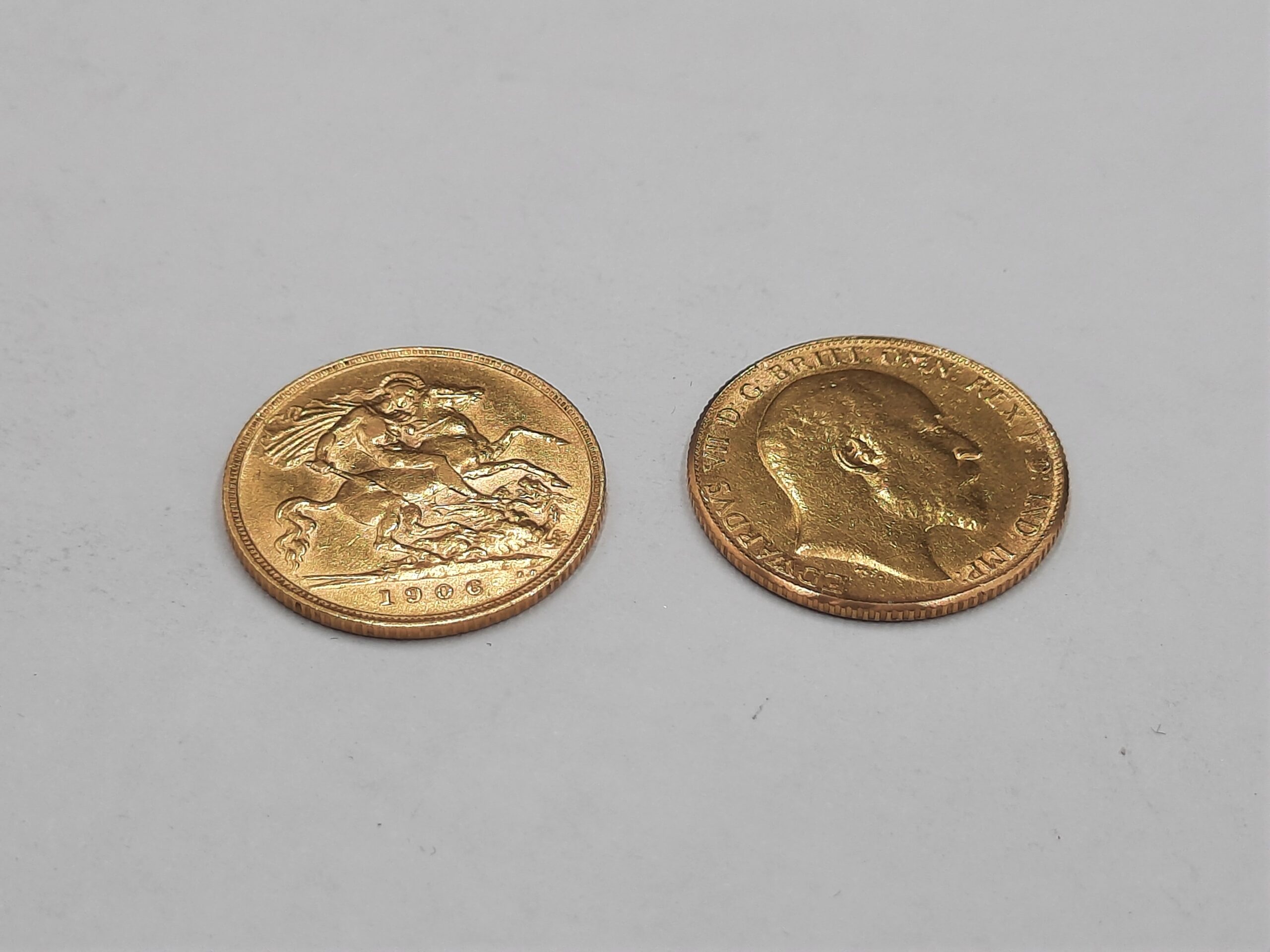 1900's 22ct Gold Half Sovereign Coin - Image 3