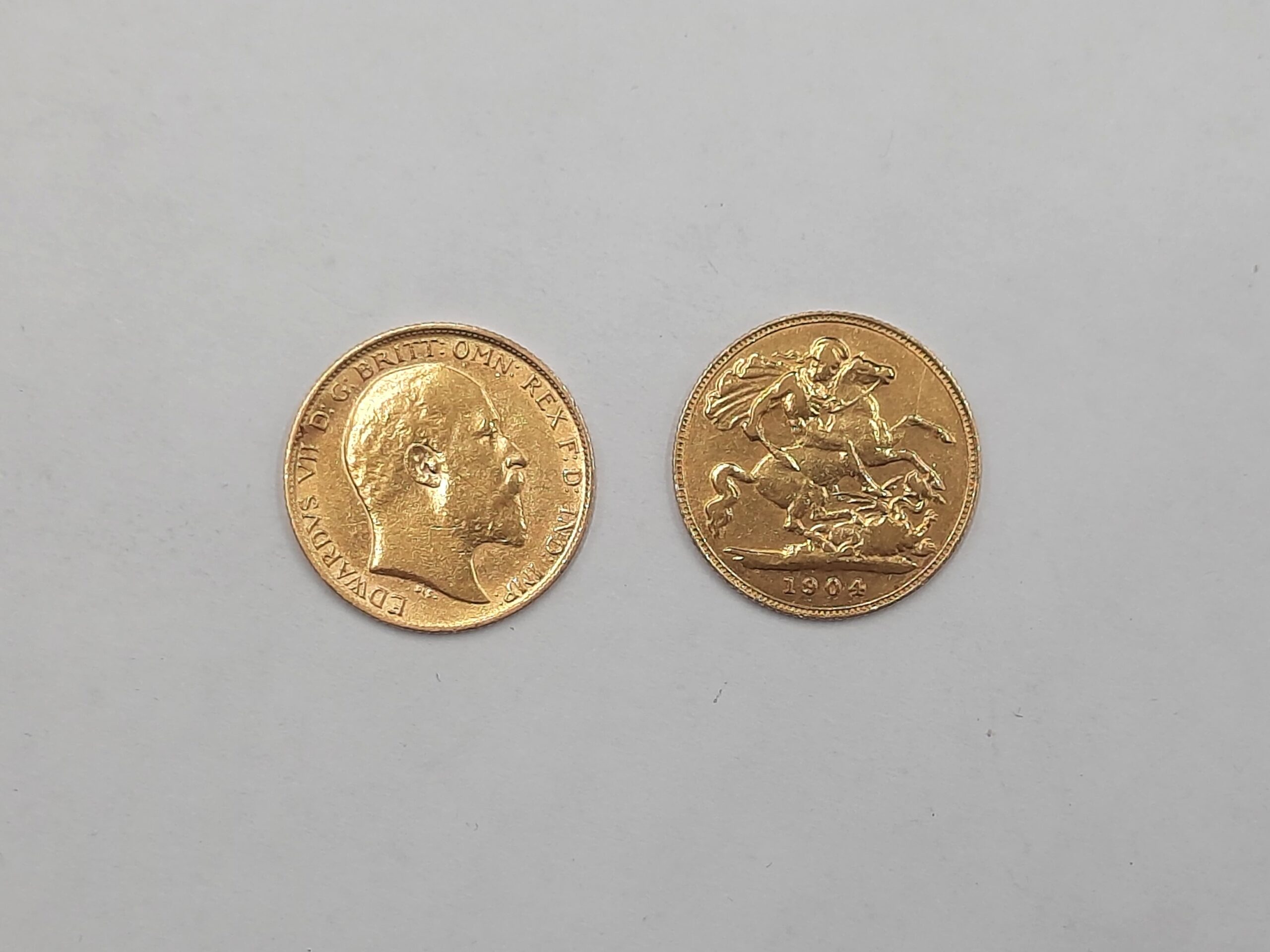 1900's 22ct Gold Half Sovereign Coin - Image 4
